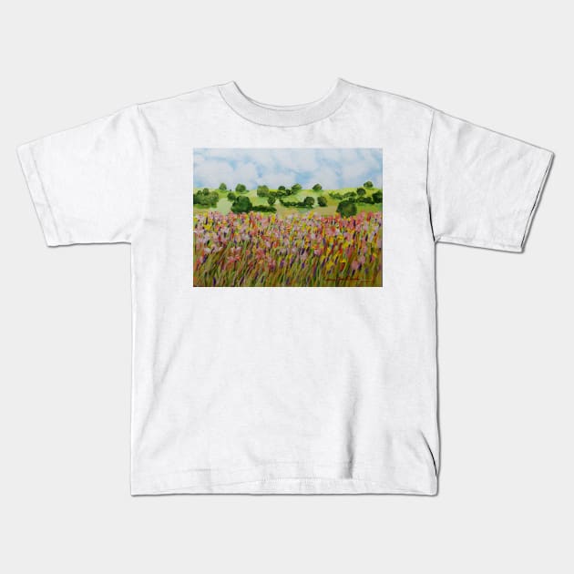 Soft Weeds Kids T-Shirt by afriedlander